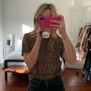 Leopard vintage short sleeve